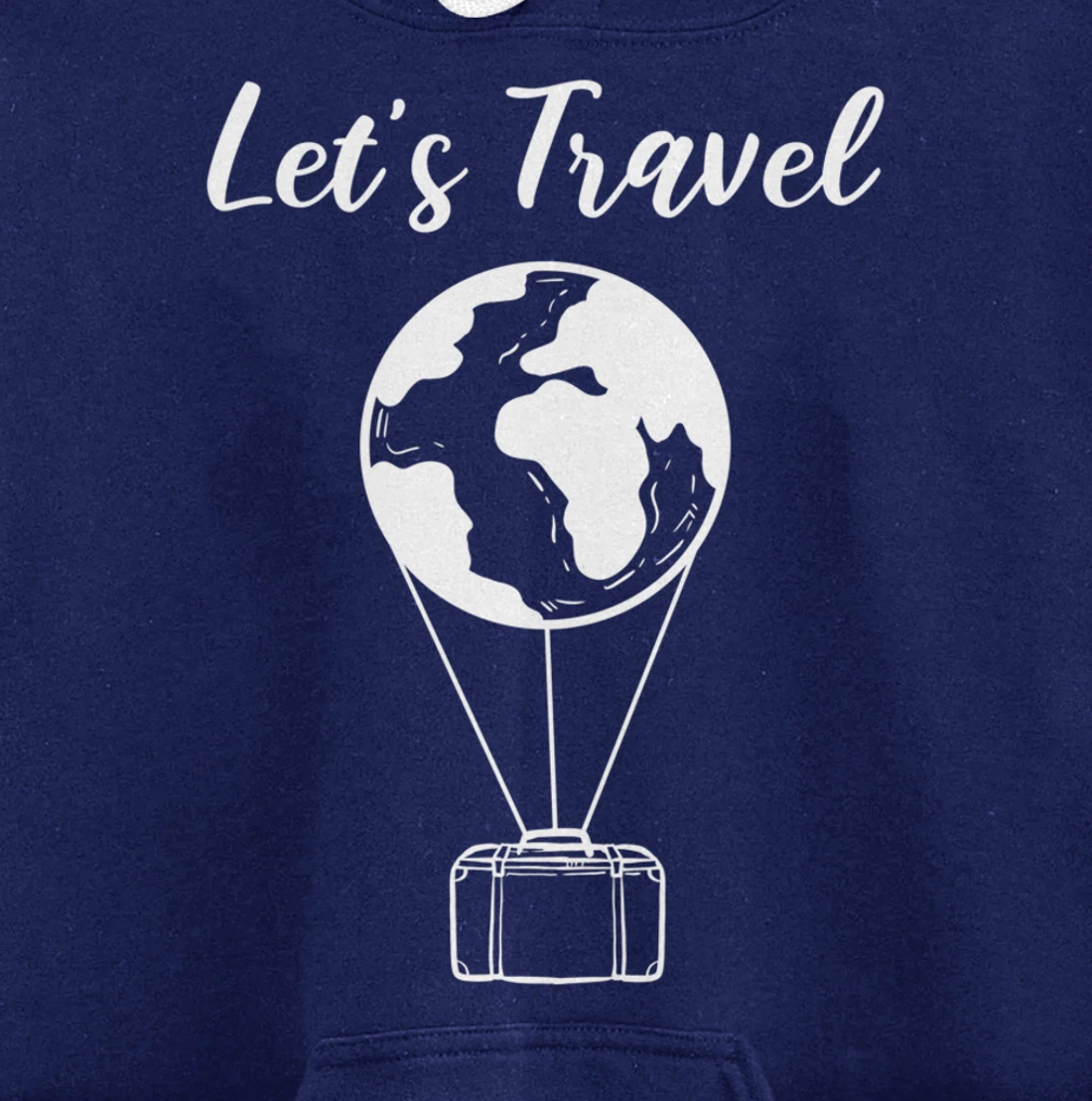 Let's Travel Backpacker Pullover Hoodie