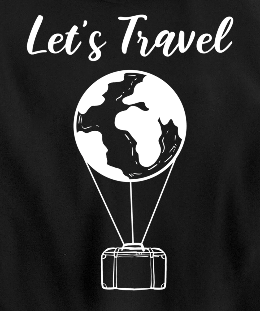 Let's Travel Backpacker Pullover Hoodie