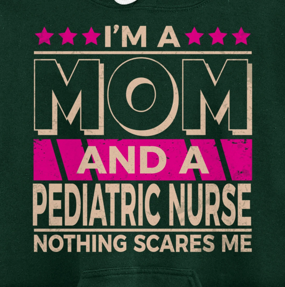 Funny Nursing Lover Mom Graphic Women Moms Pediatric Nurse Pullover Hoodie