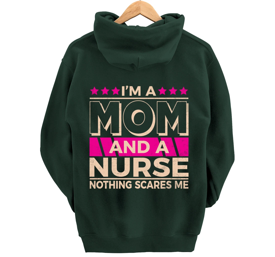 Funny Nursing Lover Mom Graphic for Women and Moms Nurse Pullover Hoodie