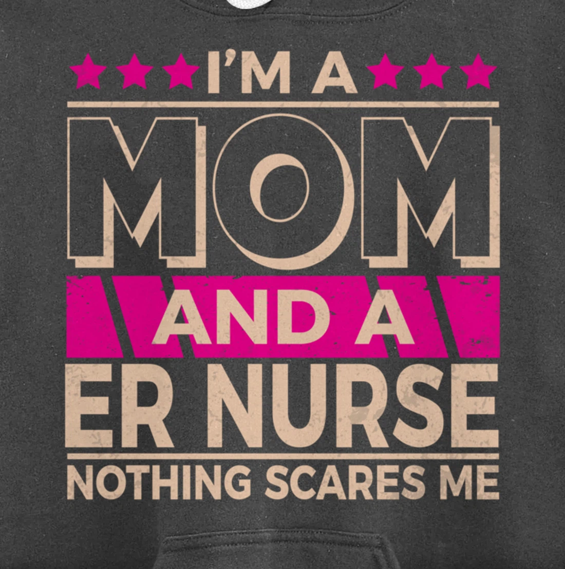 Funny Nursing Lover Mom Graphic Women and Moms ER Nurse Pullover Hoodie