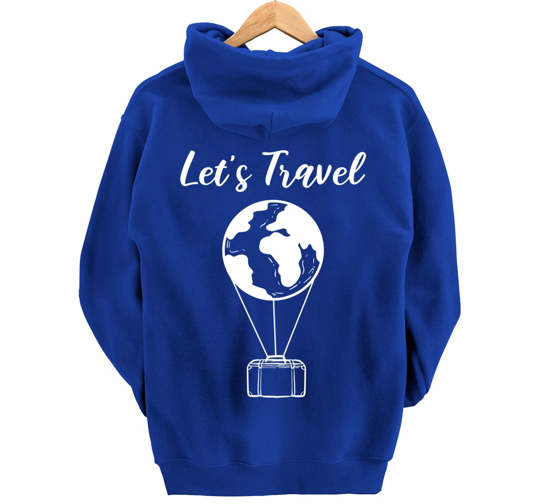 Let's Travel Backpacker Pullover Hoodie