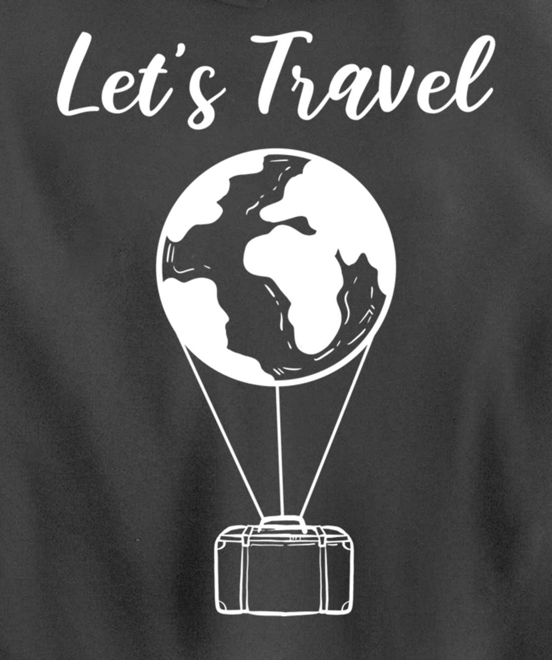 Let's Travel Backpacker Pullover Hoodie