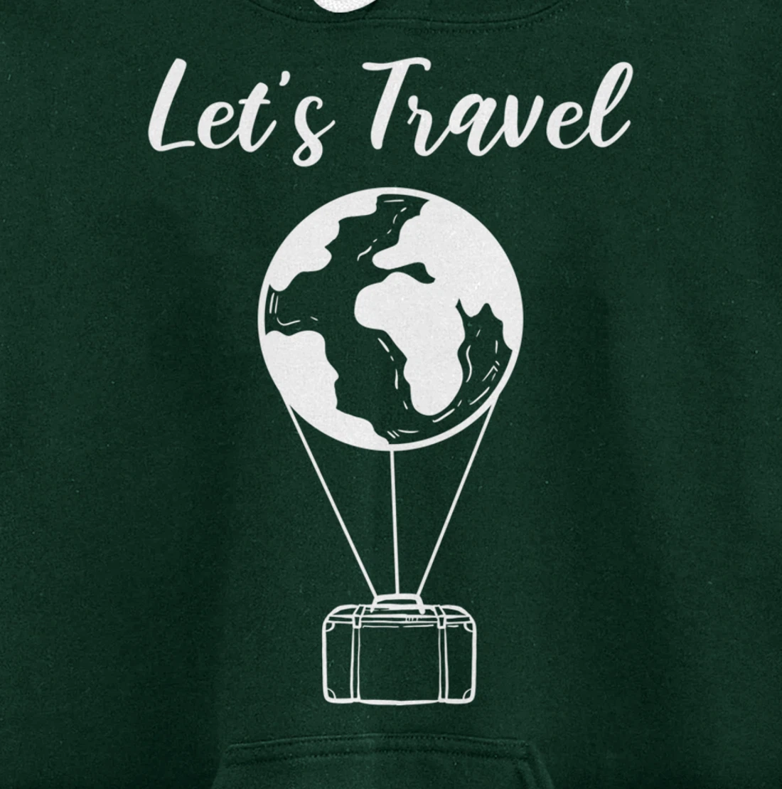 Let's Travel Backpacker Pullover Hoodie