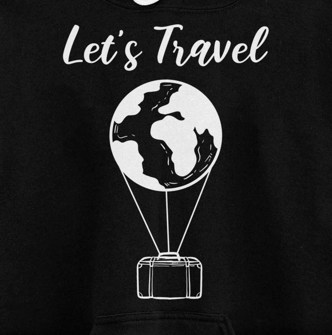 Let's Travel Backpacker Pullover Hoodie