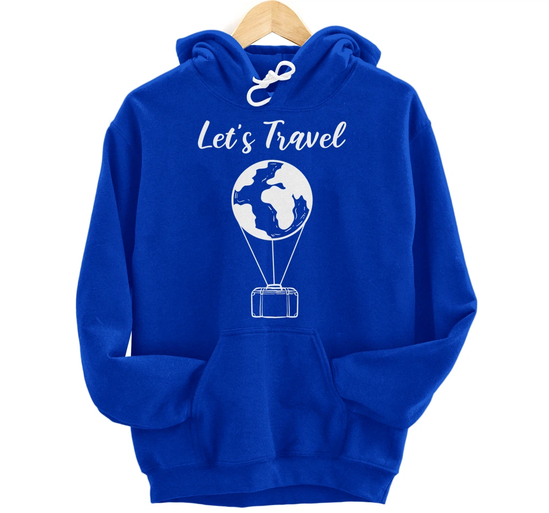 Let's Travel Backpacker Pullover Hoodie