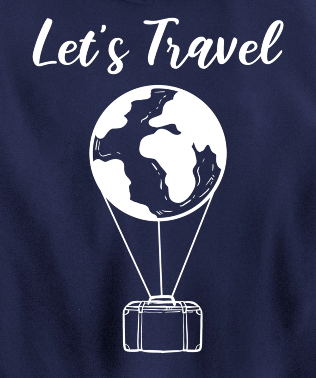Let's Travel Backpacker Pullover Hoodie