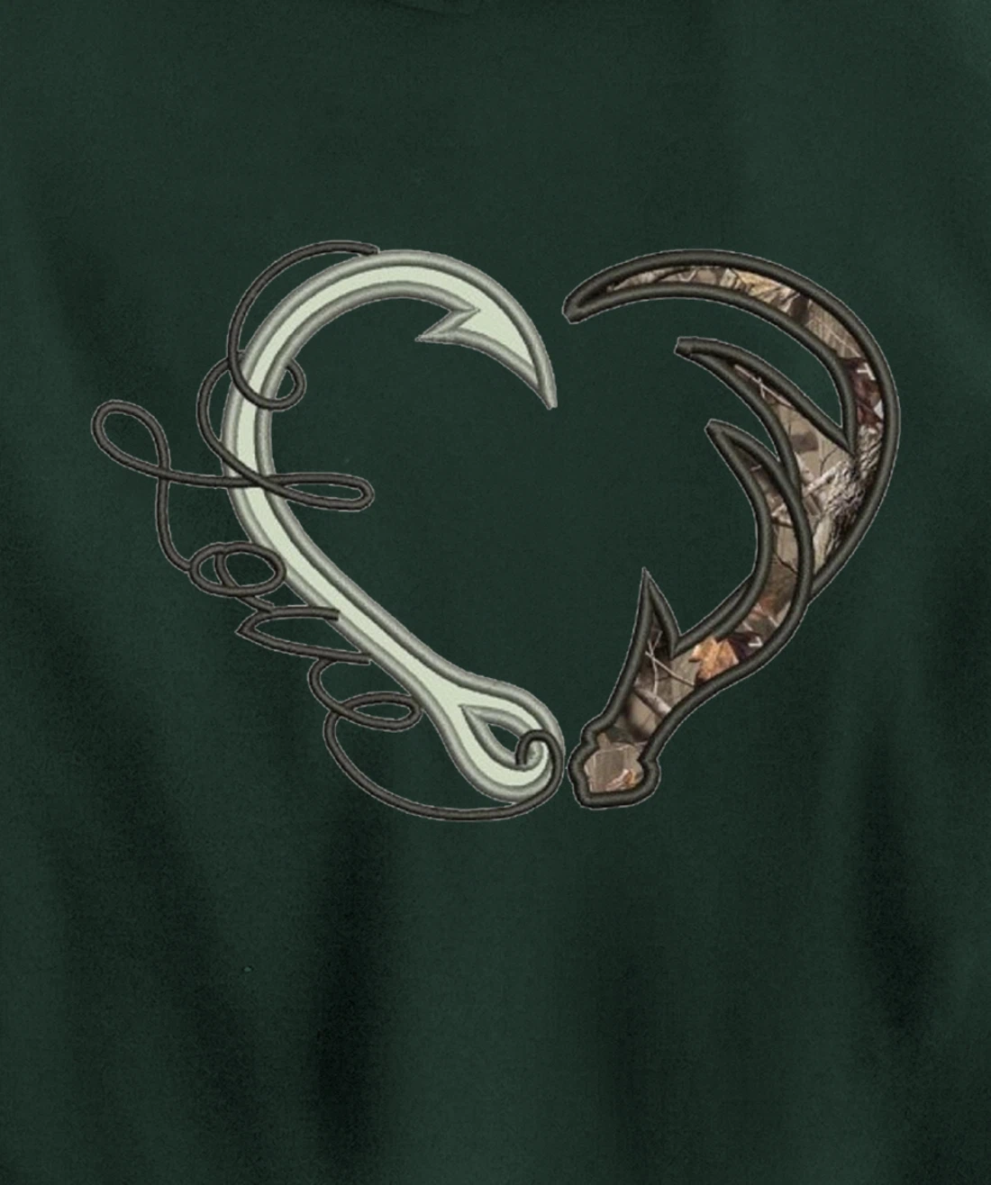 Nice Love Fishing And Hunting Pullover Hoodie