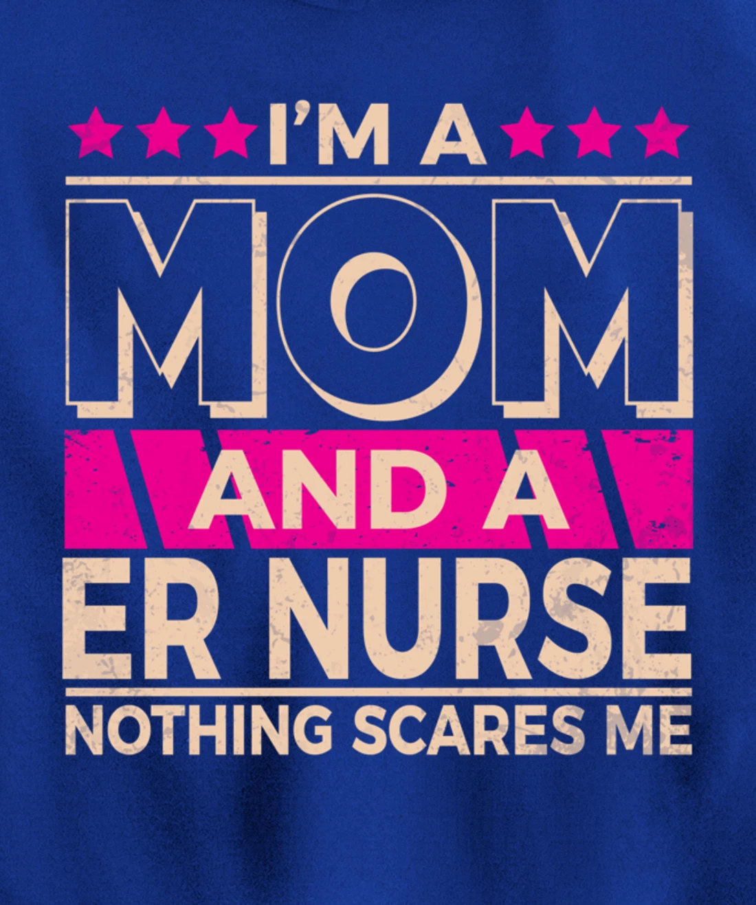 Funny Nursing Lover Mom Graphic Women and Moms ER Nurse Pullover Hoodie