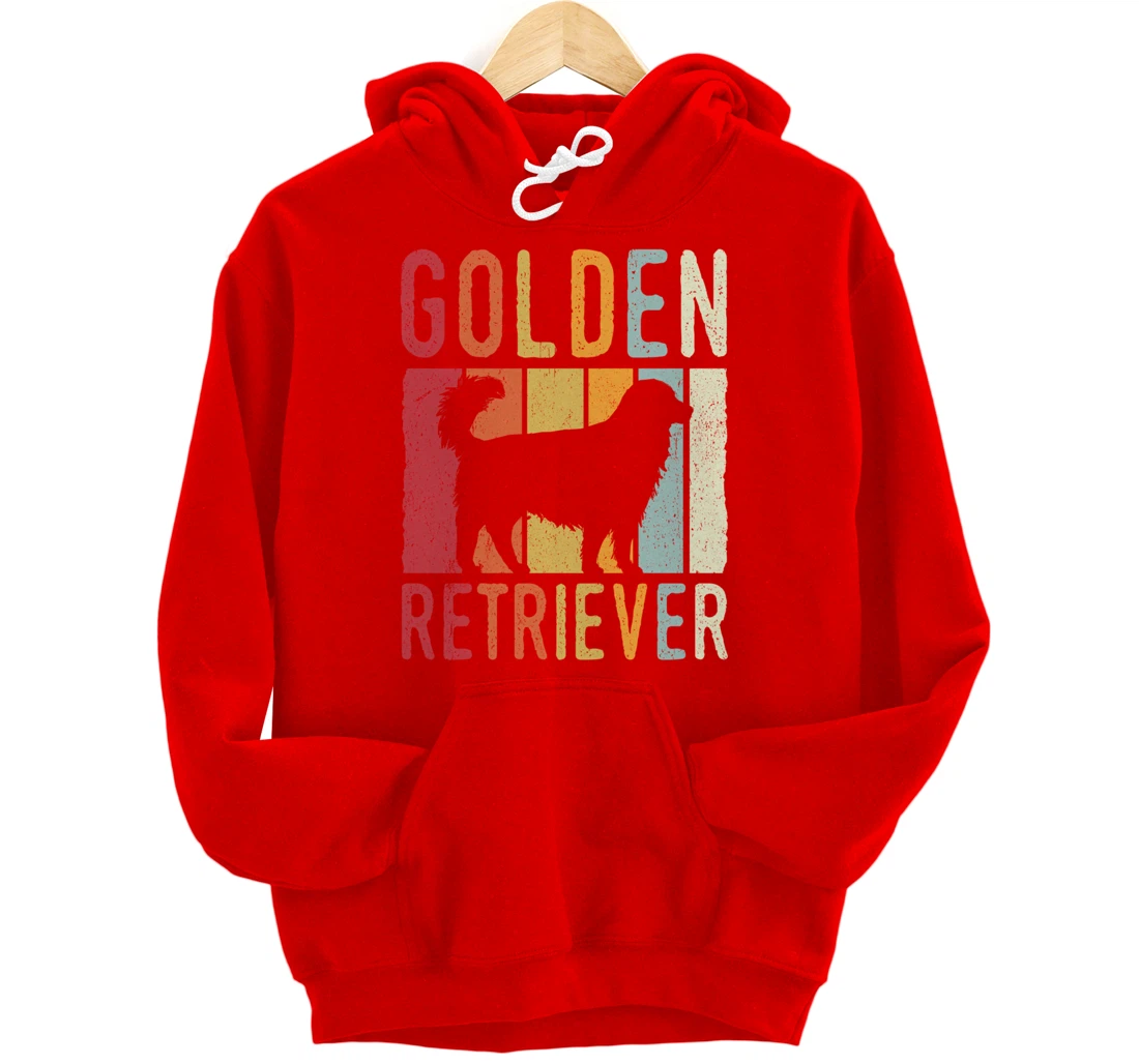 Golden Retriever Vintage Retro Pullover Hoodie