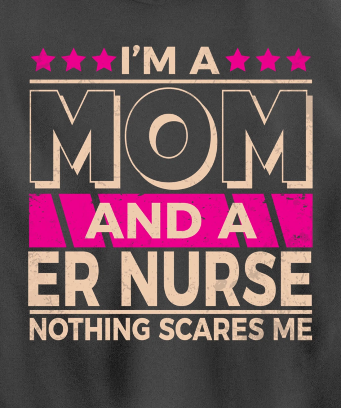 Funny Nursing Lover Mom Graphic Women and Moms ER Nurse Pullover Hoodie