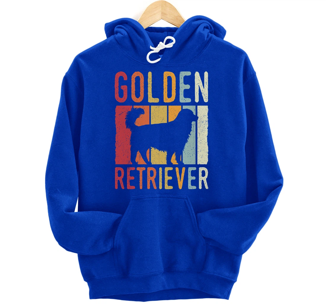 Golden Retriever Vintage Retro Pullover Hoodie