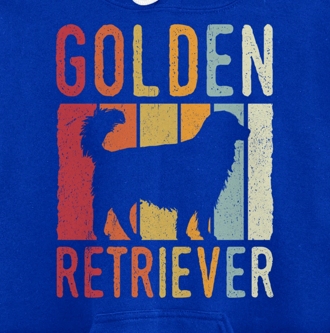 Golden Retriever Vintage Retro Pullover Hoodie