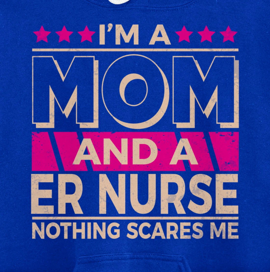 Funny Nursing Lover Mom Graphic Women and Moms ER Nurse Pullover Hoodie