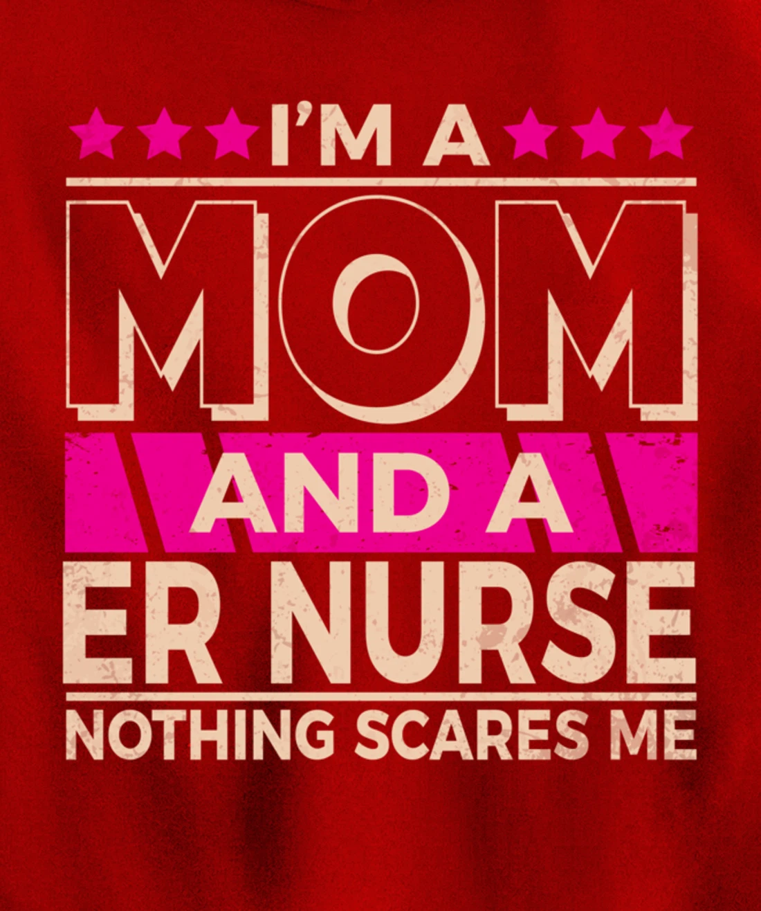 Funny Nursing Lover Mom Graphic Women and Moms ER Nurse Pullover Hoodie
