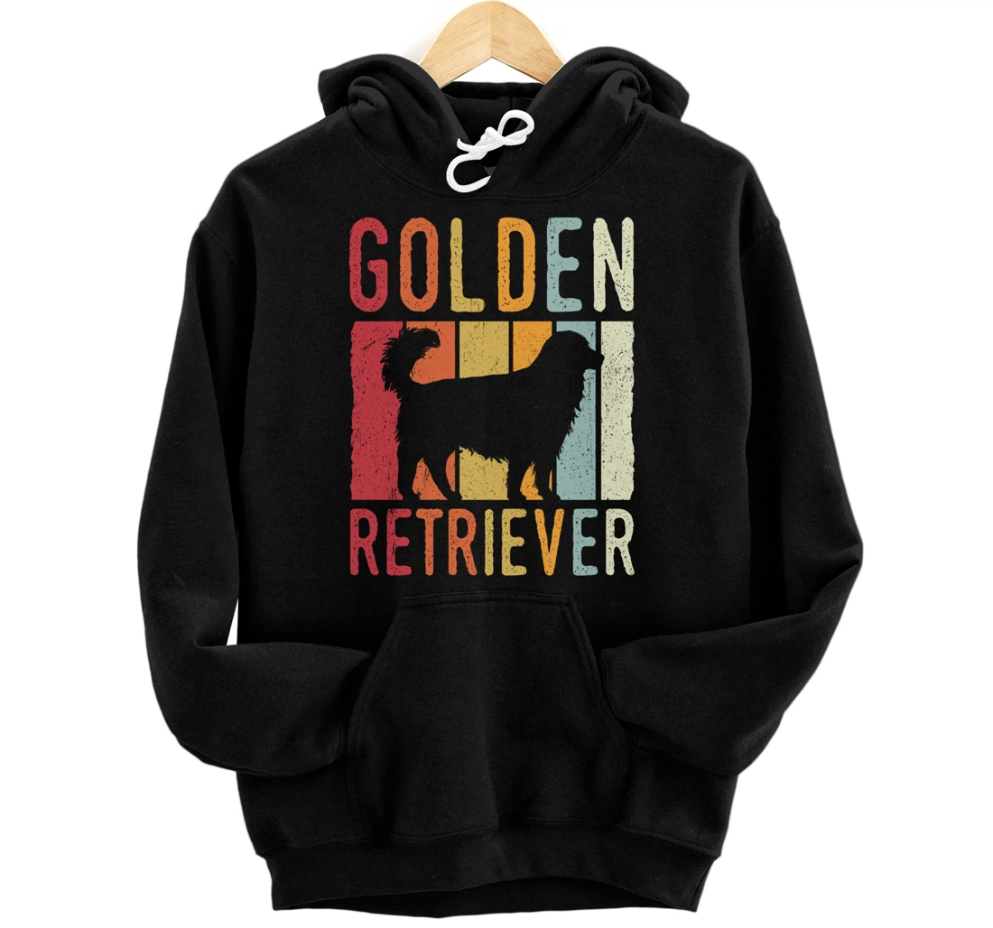 Golden Retriever Vintage Retro Pullover Hoodie