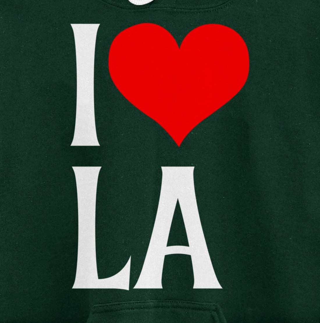 I Love LA I Heart Los Angeles LA Family Travel Souvenir Pullover Hoodie