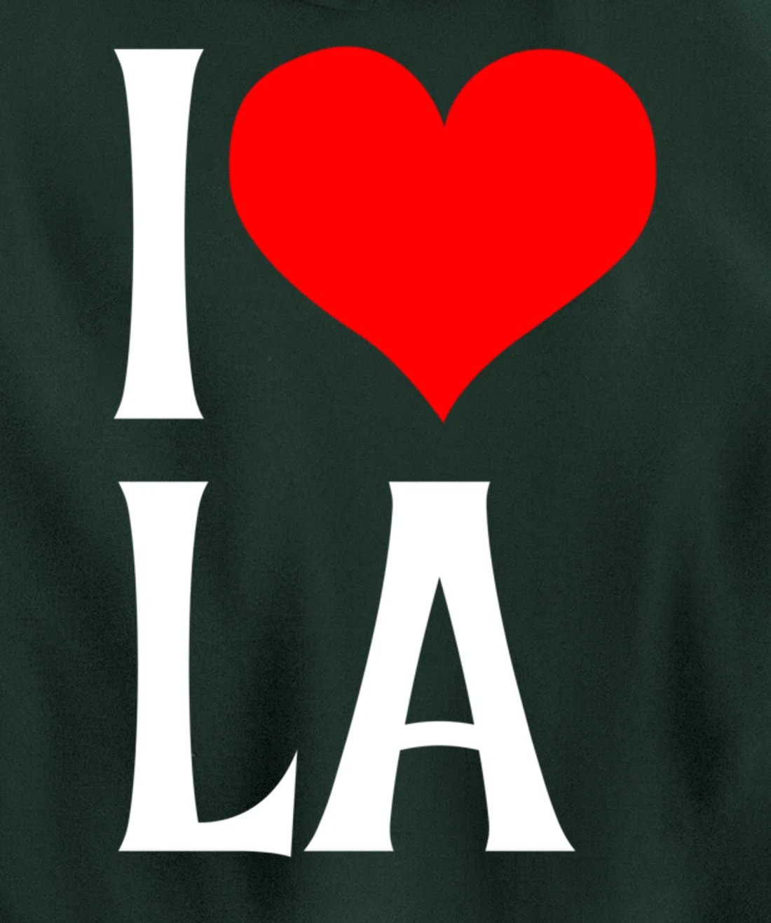 I Love LA I Heart Los Angeles LA Family Travel Souvenir Pullover Hoodie