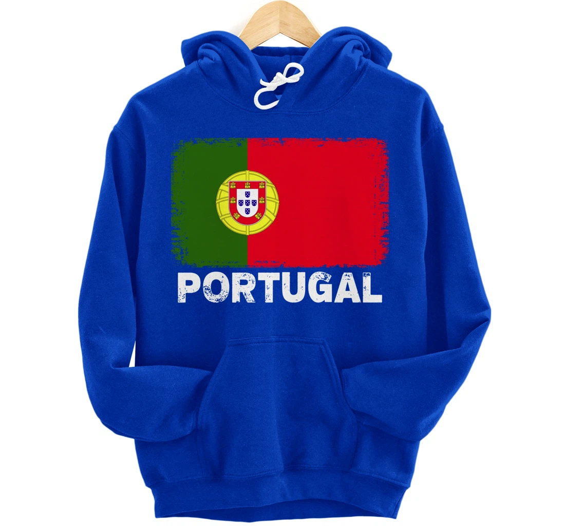 Portuguese people Vintage Portugal Flag Pullover Hoodie