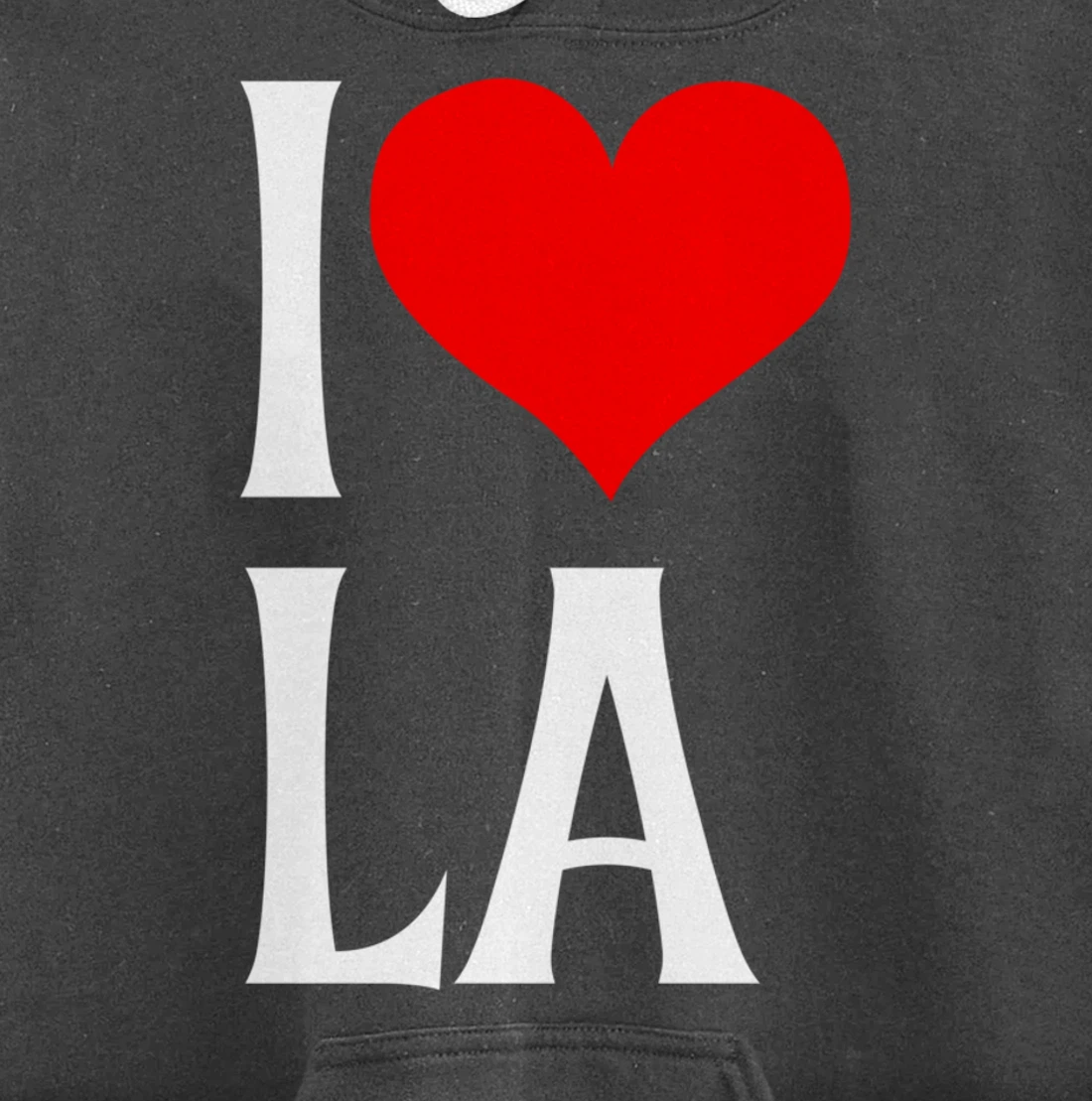 I Love LA I Heart Los Angeles LA Family Travel Souvenir Pullover Hoodie