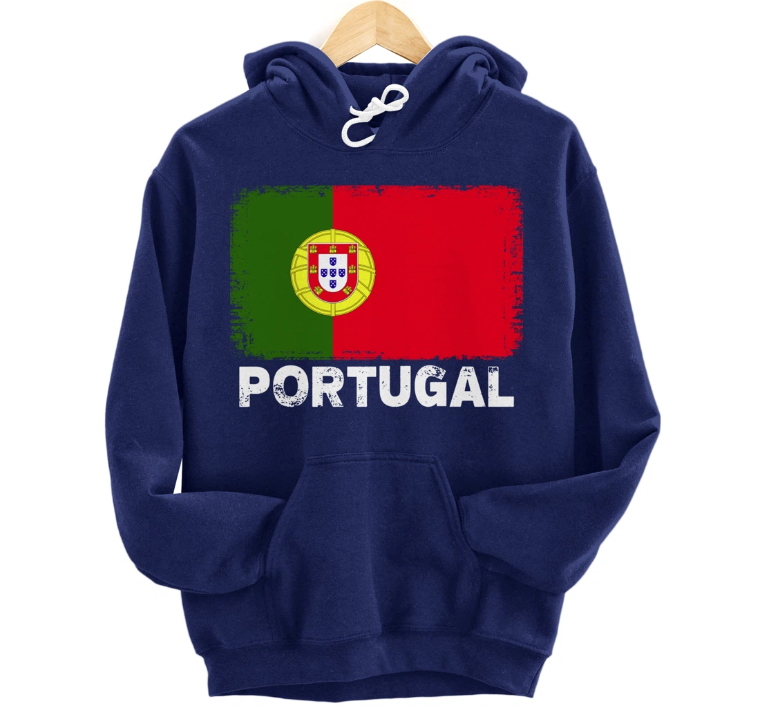 Portuguese people Vintage Portugal Flag Pullover Hoodie