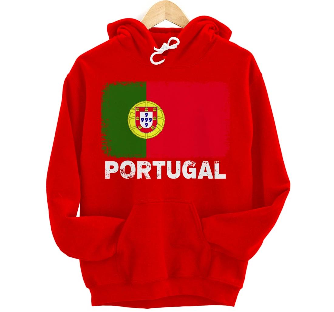 Portuguese people Vintage Portugal Flag Pullover Hoodie