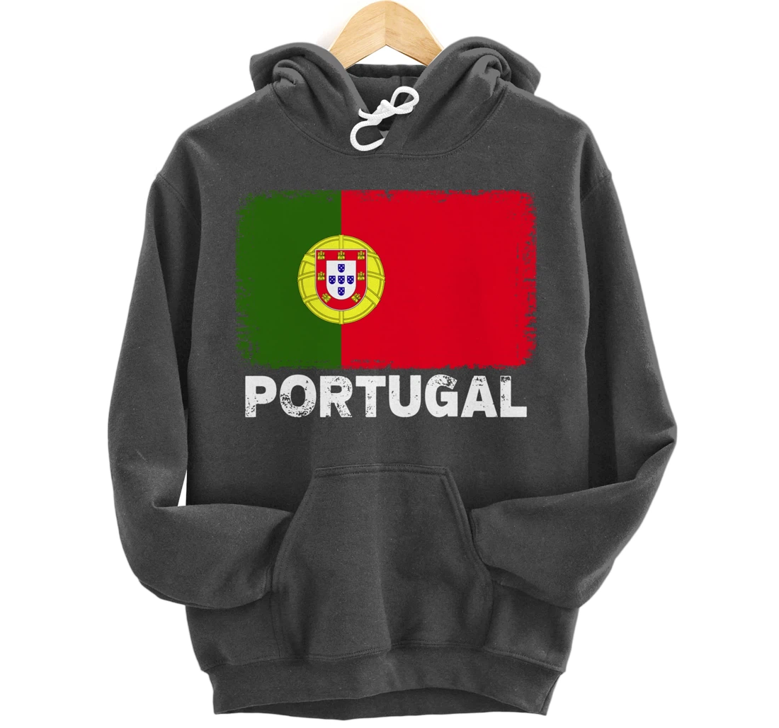 Portuguese people Vintage Portugal Flag Pullover Hoodie