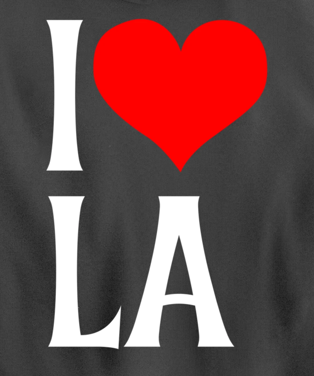 I Love LA I Heart Los Angeles LA Family Travel Souvenir Pullover Hoodie