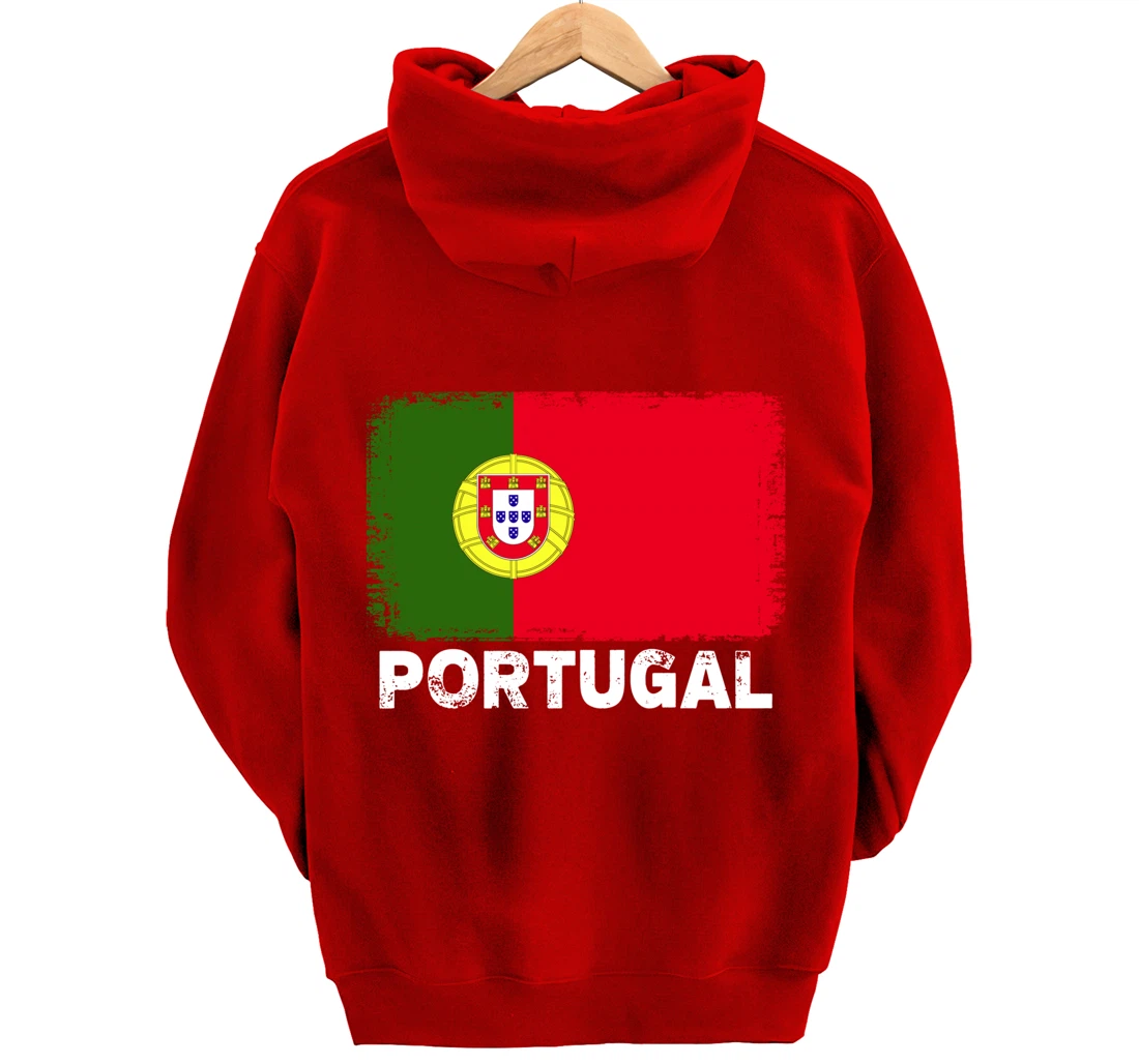 Portuguese people Vintage Portugal Flag Pullover Hoodie