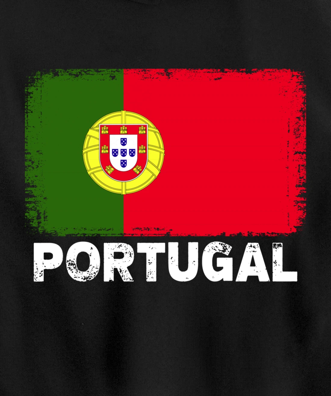 Portuguese people Vintage Portugal Flag Pullover Hoodie