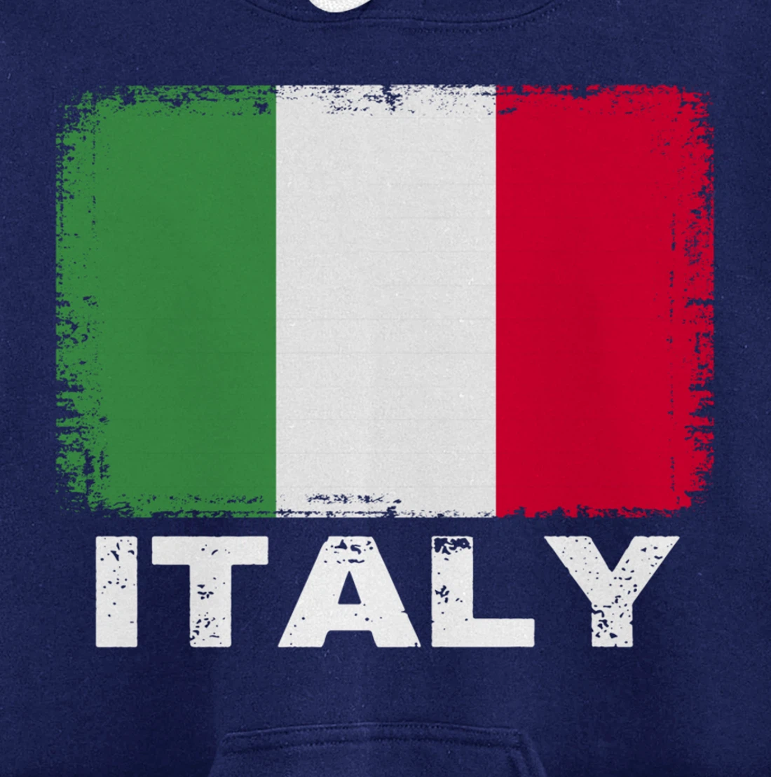 Italian people Vintage Italy Flag Pullover Hoodie