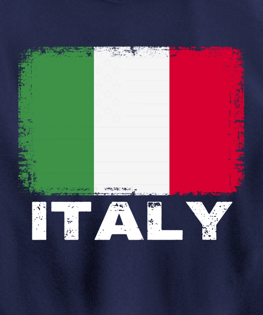 Italian people Vintage Italy Flag Pullover Hoodie
