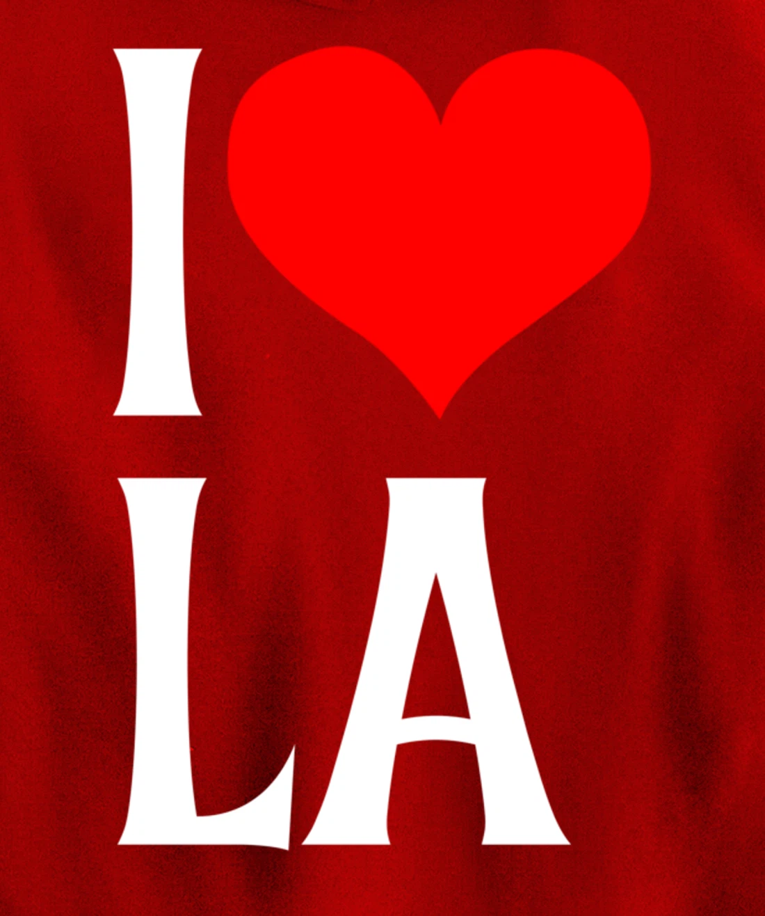 I Love LA I Heart Los Angeles LA Family Travel Souvenir Pullover Hoodie