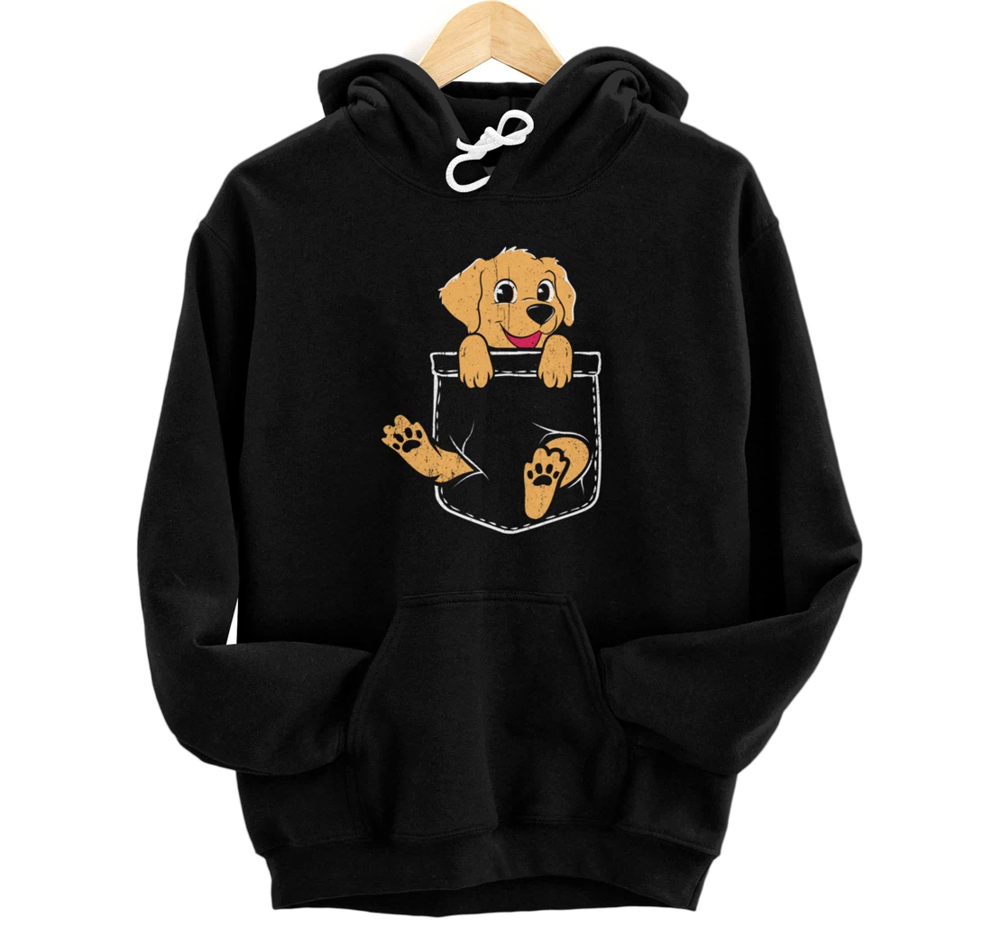 Golden Retriever Bag Dog Owner Gift Pullover Hoodie