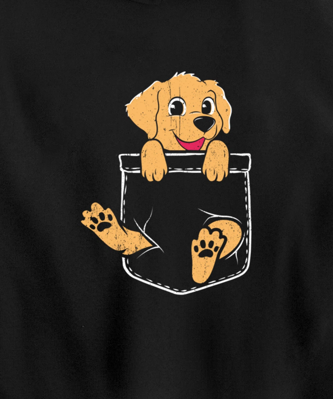 Golden Retriever Bag Dog Owner Gift Pullover Hoodie