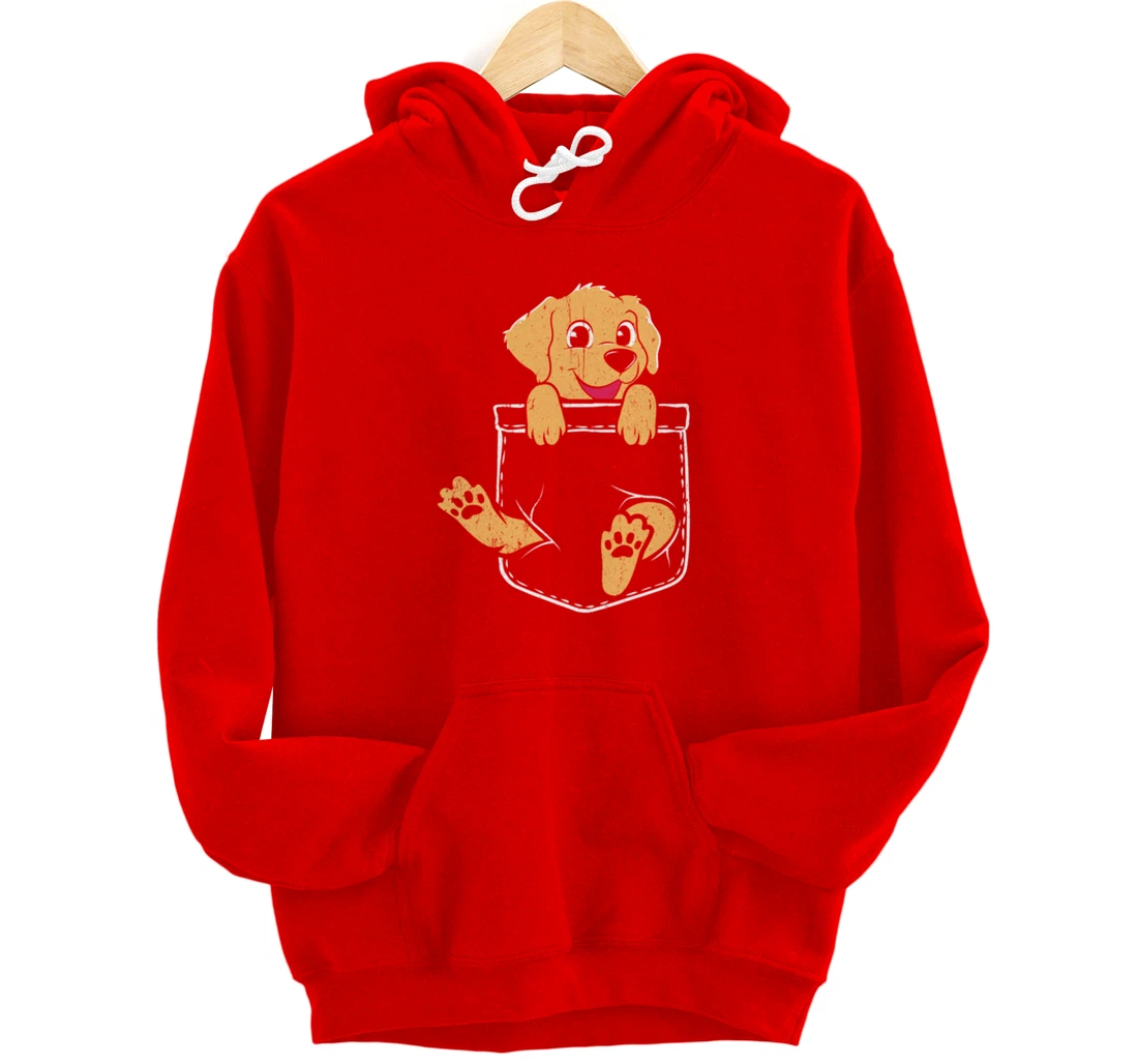 Golden Retriever Bag Dog Owner Gift Pullover Hoodie