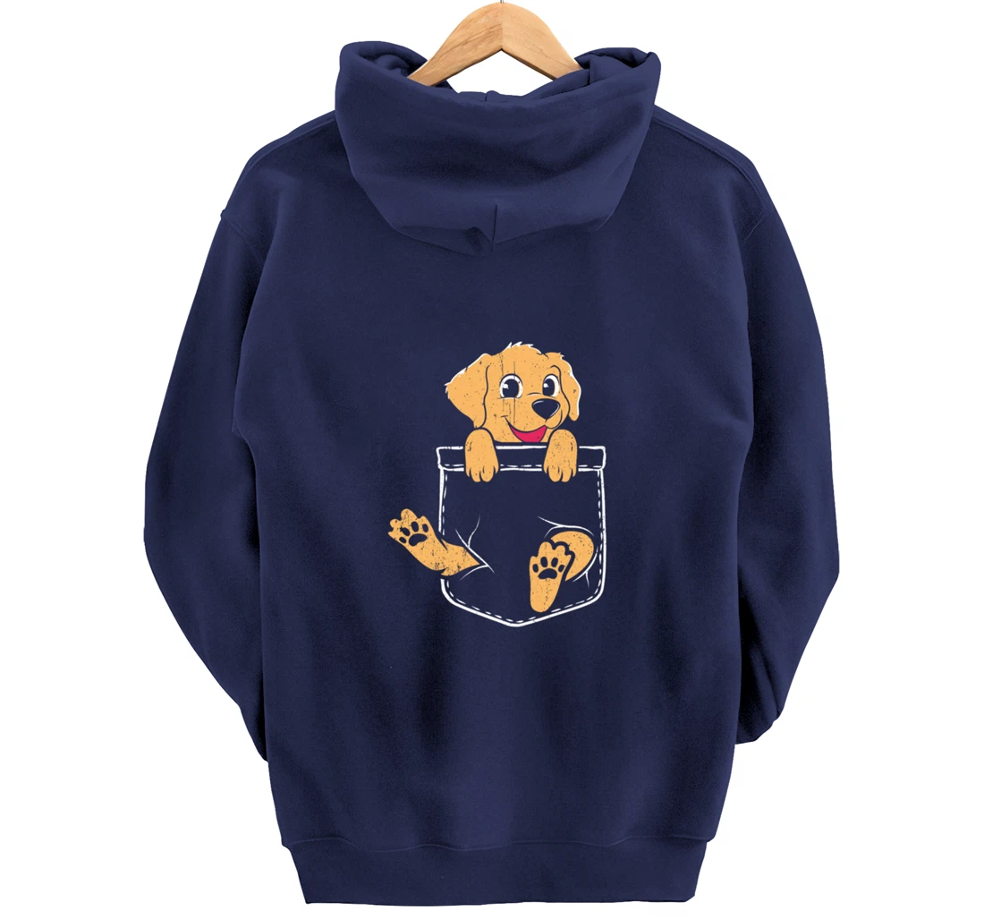 Golden Retriever Bag Dog Owner Gift Pullover Hoodie