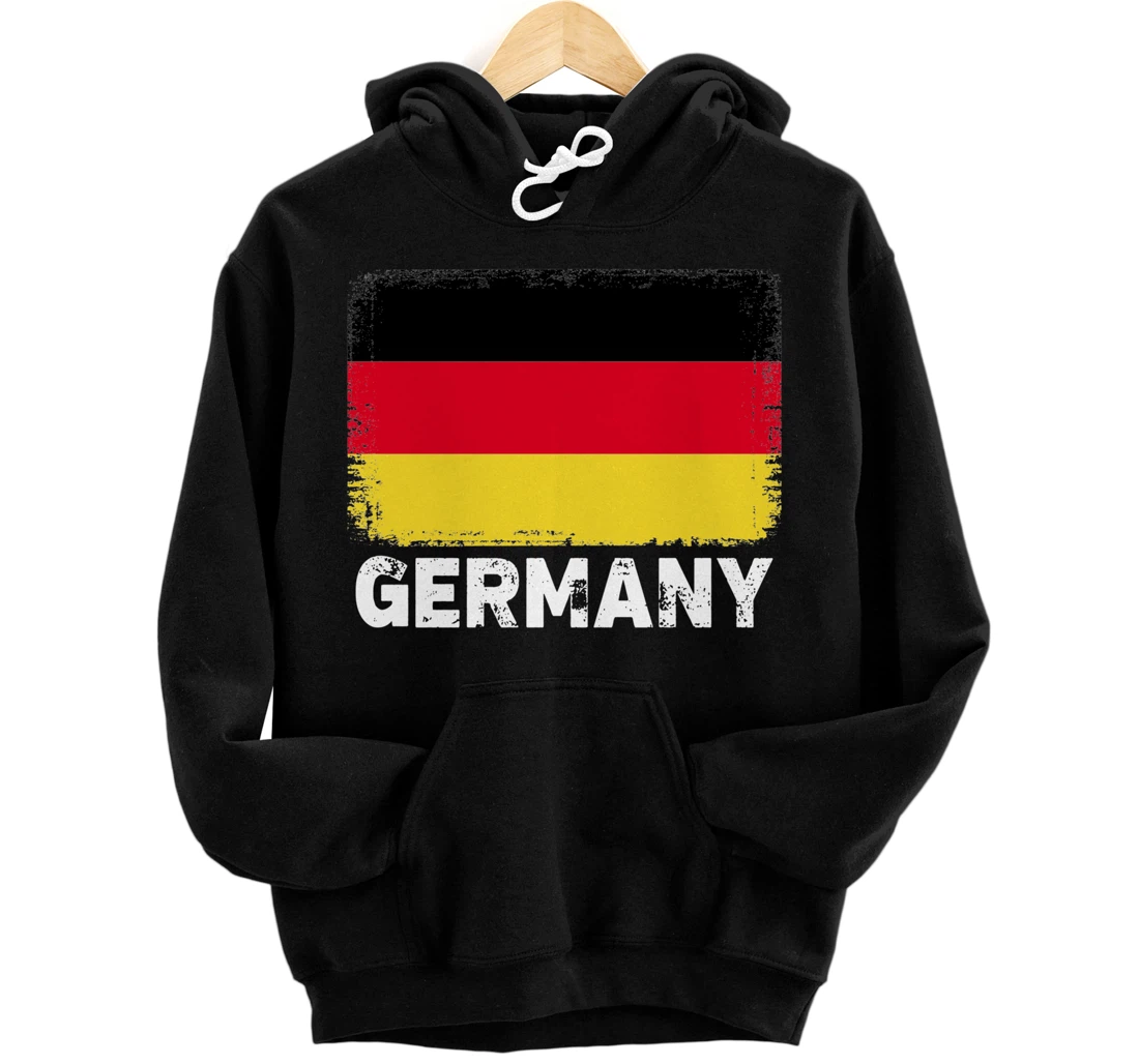 German people Vintage Germany Flag Pullover Hoodie