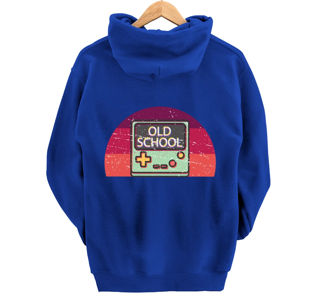 Old school gaming Retro 80s Video Game Vintage Gamer Gift Pullover Hoodie