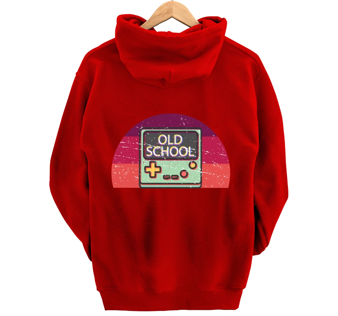 Old school gaming Retro 80s Video Game Vintage Gamer Gift Pullover Hoodie