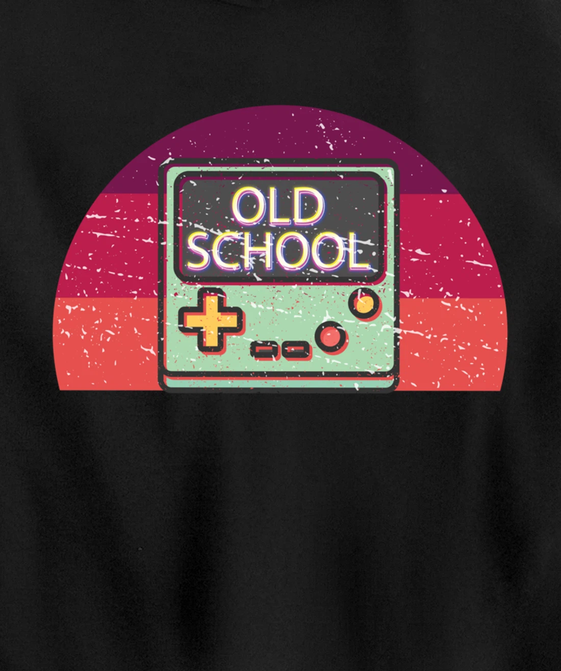Old school gaming Retro 80s Video Game Vintage Gamer Gift Pullover Hoodie