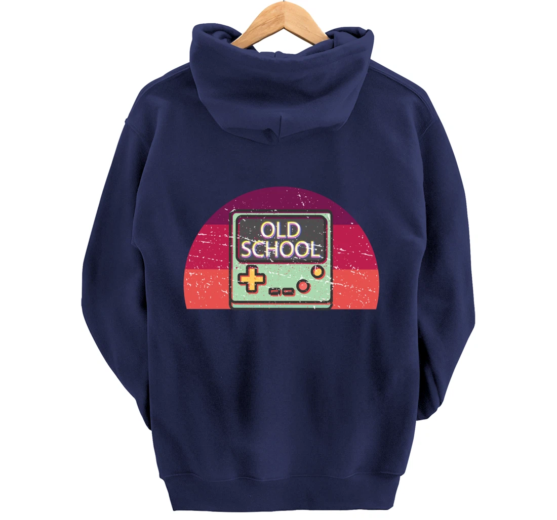 Old school gaming Retro 80s Video Game Vintage Gamer Gift Pullover Hoodie