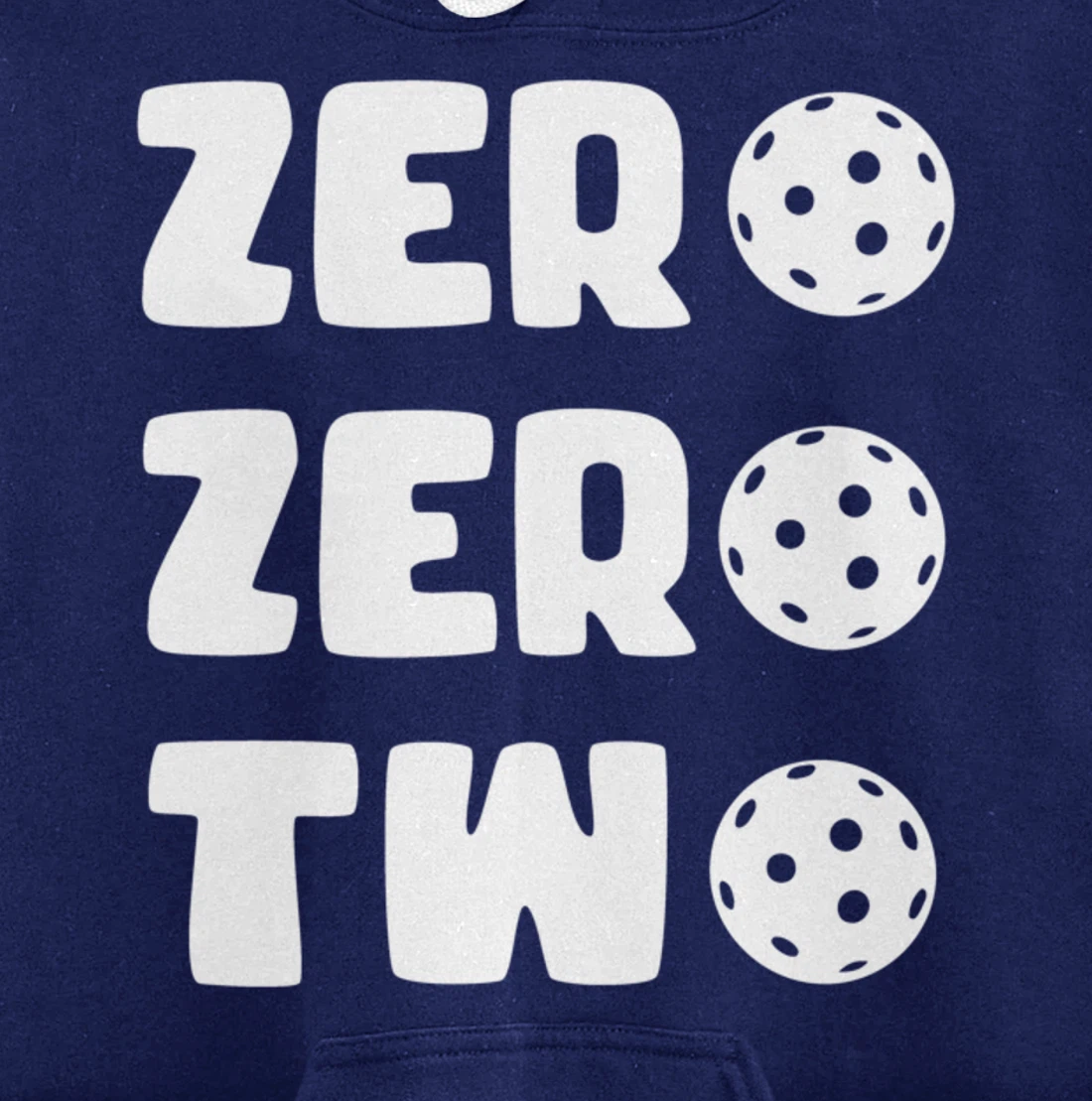 Zero Zero Two 002 Pickleball Dinking Paddleball Sport Lover Pullover Hoodie
