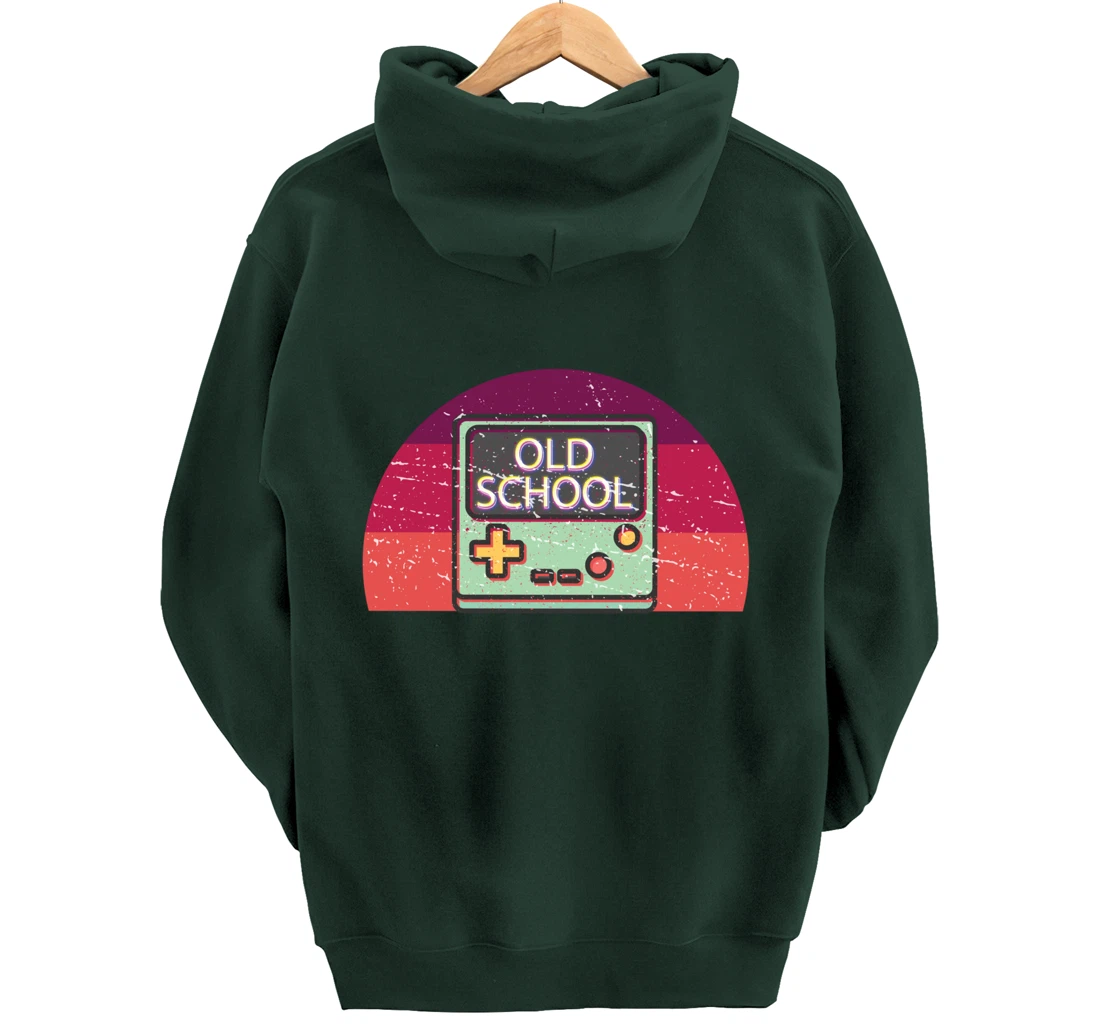 Old school gaming Retro 80s Video Game Vintage Gamer Gift Pullover Hoodie