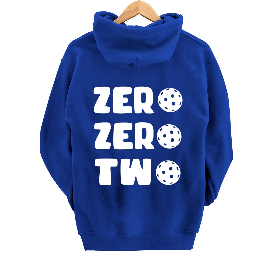 Zero Zero Two 002 Pickleball Dinking Paddleball Sport Lover Pullover Hoodie