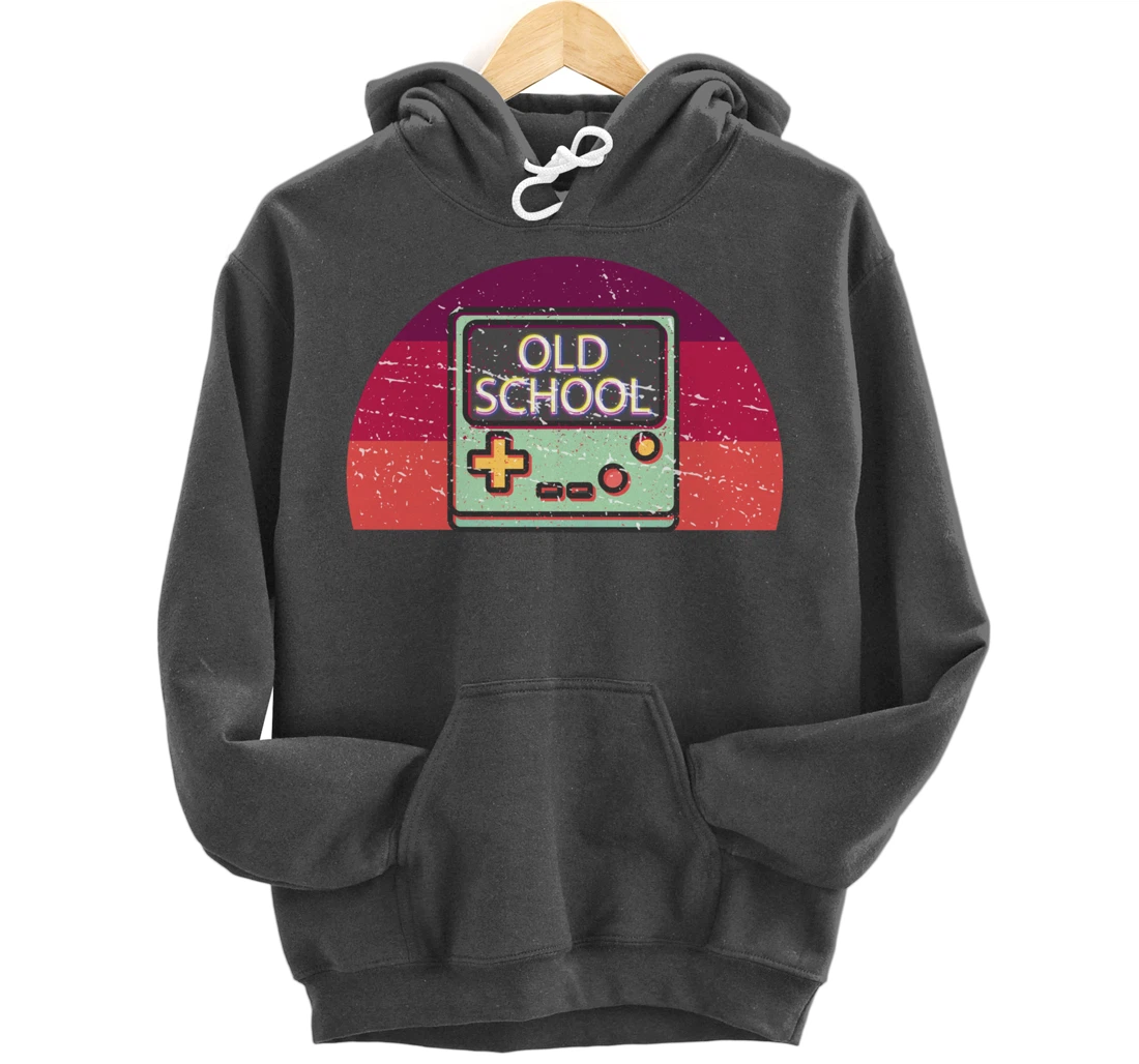 Old school gaming Retro 80s Video Game Vintage Gamer Gift Pullover Hoodie