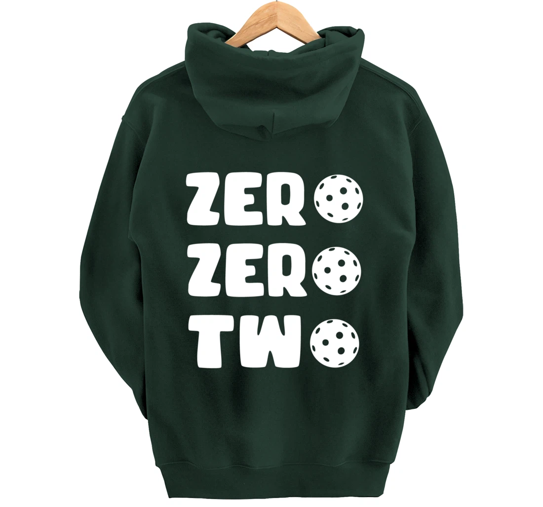 Zero Zero Two 002 Pickleball Dinking Paddleball Sport Lover Pullover Hoodie