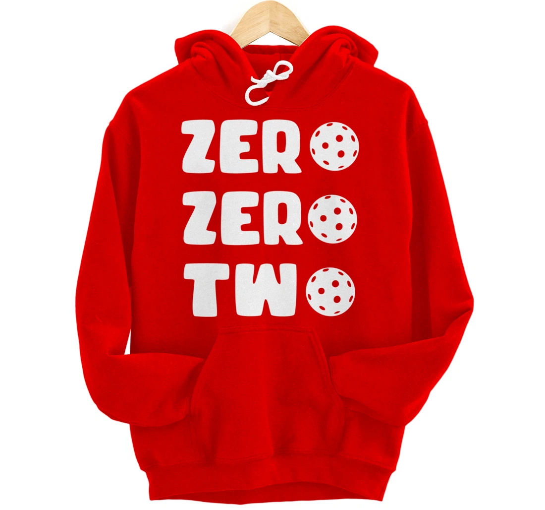 Zero Zero Two 002 Pickleball Dinking Paddleball Sport Lover Pullover Hoodie