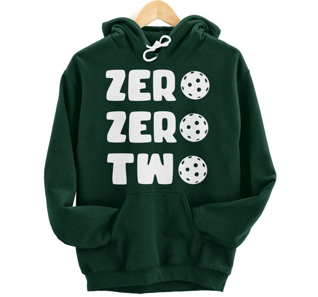 Zero Zero Two 002 Pickleball Dinking Paddleball Sport Lover Pullover Hoodie
