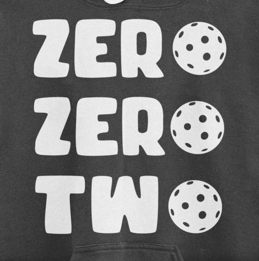Zero Zero Two 002 Pickleball Dinking Paddleball Sport Lover Pullover Hoodie